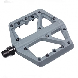 JKGHK Mountain Bike Pedal JKGHK Bike Pedal 5 Styles of Nylon Pedals for Easy Riding, Suitable for Mountain Bikes and Road Bikes, Gray