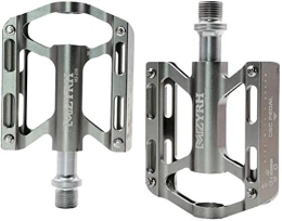 JSY Spares JSY Bike pedals mountain Lightweight Non-Slip Bike Pedals Mountain Bike Pedals Road Bike Hybrid Pedals With Free installation Tool（ 9 / 16-Inch） (Color : Silver)
