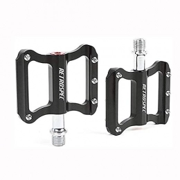 JTSYUXN Mountain Bike Pedal JTSYUXN Mountain Bike Pedals Aluminium Alloy MTB Pedals Bicycle Flat Pedals with 12 Anti-skid Pins, Universal Road Bike Pedals for Road Mountain BMX MTB Bike