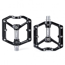 JTXQSI Mountain Bike Pedal JTXQSI Bicycle Pedals, Aluminum Alloy Mountain Bike Bicycle Pedals, Pedals, Flat Bicycle Parts (Color : 2)