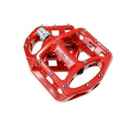 JTXQSI Mountain Bike Pedal JTXQSI Bicycle Pedals, Magnesium Alloy Road Bike Pedals, Ultra-light Mountain Bike Bearings, Bicycle Pedals (Color : Red)
