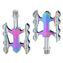 JXS Spares JXS Mountain Bike Aluminum Pedals, Waterproof And Sealed High-Speed 3 Bearings, Lightweight Bicycle Pedals, General Bicycle Accessories, color