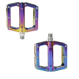 JXS Mountain Bike Pedal JXS Mountain Bike Pedals, Full Metal Bicycle Pedals, Colorful Aluminum Alloy Pedals, General Bicycle Accessories