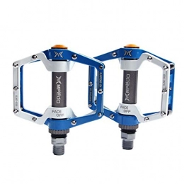 JYCDD Mountain Bike Pedal JYCDD Bike Pedals Bicycle Platform Super Bearing Cycling Bicycle Road Bike Hybrid Pedals for Mountain Bike Road Vehicles And Folding, Blue