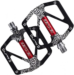 JZTOL Spares JZTOL 2pcs Black Bike Pedals Bicycle Platform Pedals Replacement Non- Slip Aluminum Alloy For BMX MTB Mountain Bike Cycling Parts Accessories