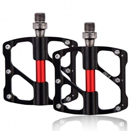 kaige Spares kaige 3 Bearing MTB / BMX Road Mountain Bike Platform Pedals Flat Sealed Lubricate Bearing Axle 9 / 16 Inch WKY