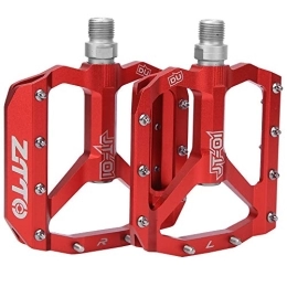 Kays Spares Kays Mountain Bike Pedals For Road Mountain BMX MTB Bike Aluminum Alloy Bicycle Bearing Foot Rest Cycling Parts - Red