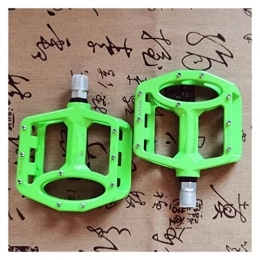 KLYSO Mountain Bike Pedal KLYSO Ultralight Non-slip Magnesium Alloy Road Bike Pedals Mountain Bicycle Pedal Bike Parts Accessories (Color : Green)