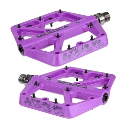 KOMBIUDA 1 Pair Bicycle Pedal Bike Pedals& Cleats se Bike Accessories Mountain Bike Pedals Pedals MTB Pedals Road Bike Pedals Bicycles Bearing Treadle Metal Nylon Travel Purple Strap