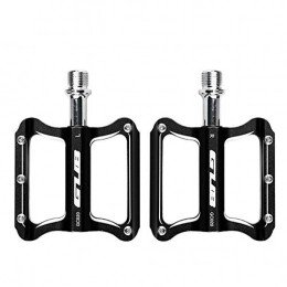 KP&CC Mountain Bike Pedal KP&CC Bicycle Cycling Bike Pedals New Aluminum Anti Skid Durable Bike Pedals Du + Sealed Palin Fits Most Bicycles, Black