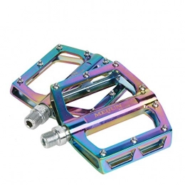 KP&CC Mountain Bike Pedal KP&CC Bicycle Cycling Bike Pedals New Aluminum Anti Skid Durable Flat Pedals Fits Most Bicycles for Men and Women