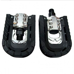 Kuaetily Bicycle Pedals Folding Pedals Aluminium for Mountain Bike, Trekking, City Bikes Bicycle Accessories