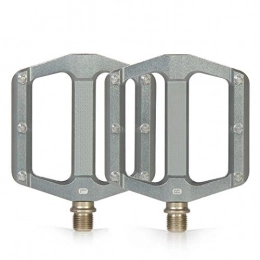 KUAI Mountain Bike Pedal KUAI Bicycle Pedals, Ultra-Light And Durable Non-Slip Aluminum Alloy with 3 Bearings Good Lubricity, Suitable for Bicycle Riding, Road Bike Mountain Riding, gray