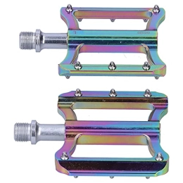 KUIDAMOS Mountain Bike Pedal KUIDAMOS Bicycle Pedals, MTB Pedals Electroplating Colorful Road Cycling Pedal Bike Pedals 2 Pcs for MTB BMX Bicycle Cycling Road Bike