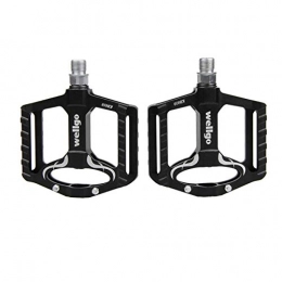 Kuqiqi Spares Kuqiqi Bike Pedals - Aluminum CNC Bearing Mountain Bike Pedals - Lightweight Bicycle Platform Pedals - Universal 9 / 16" Pedals For BMX / MTB Bike, City Bike, Simple And Durable The latest style, high qua