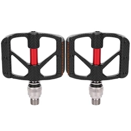 Kuuleyn Spares Kuuleyn Bike Pedal, 1 Pair Mountain Road Bike Self-locking Pedal Replacement Sealed Bearings Aluminum Alloy Pedal Double-Layer Metal Tube Bicycle Cleat Quick Release Cycling Equipment