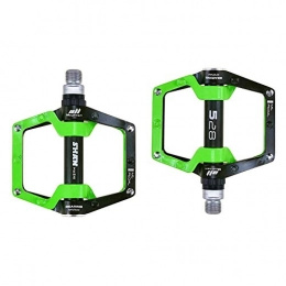 LAIABOR Mountain Bike Pedal LAIABOR Bicycle Pedals magnesium Aluminum alloy Pedal MTB Road Bike Pedals 5 colors optional, Green