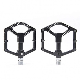 LAIABOR Mountain Bike Pedal LAIABOR Bike Pedals Non-Slip Bike Pedal Mountain Bicycles Platform Pedals Bicycle Anti-Slip Pedals Cycling Large Plate Pedals for Road Bike, Black