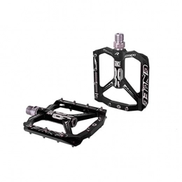 LANCYG Mountain Bike Pedal LANCYG Bike pedals Ultralight Bicycle Pedal All Mtb Mountain Bike Pedal Material Bearing Aluminum Pedals Pedals (Color : Black)