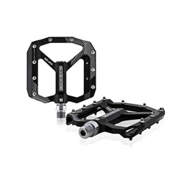 LANCYG Spares LANCYG Bike pedals Utral Sealed Bike Pedals Aluminum Body For MTB Road Bicycle 3 Bearing Bicycle Pedal Pedals (Color : Black)