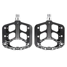 LANGTAO Mountain Bike Pedal LANGTAO Mountain Bike Pedals Ultra-Light Aluminum Alloy Bike Pedals Anti-Skid And Stable MTB Pedals Bicycle Wide Platform Pedals Easy To Install Bicycle Pedals with Non-Slip Spikes, Black