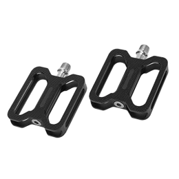 LBEC Spares LBEC platform flat pedal, raised particles, self-lubricating bearing, aluminum alloy, mountain bike pedal, long life, for leisure riding