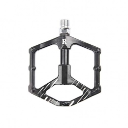 LDAMAI Spares LDAMAI Bike pedals-bike parts Mountain bike pedals, aluminum alloy widened pedals, bicycle accessories, universal bicycle pedals, light and non-slip (Color : Black, Size : 101mm×105mm×21.7mm)