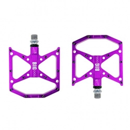 LDDLDG Spares LDDLDG MTB Pedals Mountain Bike Pedals Lightweight Non-slip Aluminum Alloy Bicycle Platform Pedals for BMX MTB 9 / 16" (Color : Purple)