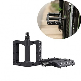 LETTON Mountain Bike Pedal Letton Nylon Composite Mountain Bike Pedals - 9 / 16" High-Strength Non-Slip Bicycle Pedals - Lightweight Polyamide Black Bike Pedals for BMX MTB
