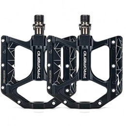 LFTYV Spares LFTYV Bike Pedals, 9 / 16" Mountain Bike Pedal 3 Bearing Aluminum Alloy Anti-Skid MTB BMX Pedals for Road Bike Cycle Flat Pedal