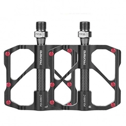LFTYV Mountain Bike Pedal LFTYV Mountain Bike Pedals, MTB Pedals Aluminum Alloy Spindle 9 / 16 Inch with Sealed Bearing Anti-Skid And Stable Mountain Bike Flat Pedals for Mountain Bike BMX And Folding Bike, C