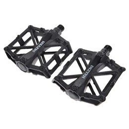 LIANYG Spares LIANYG Bicycle Pedals Bicycle BMX Mountain Bike Pedal 9 / 16" Thread Parts Super Strong UltraLight Platform Magnesium Outdoor Sports Cycling Bike Pedals 155 (Color : Black)