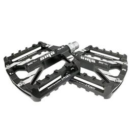 LIANYG Mountain Bike Pedal LIANYG Bicycle Pedals Durable Aluminium Alloy Road Bike Pedals Ultralight MTB Bearing Bicycle Pedal Bike Accessories 155 (Color : Black)