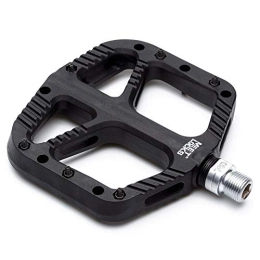 LIANYG Mountain Bike Pedal LIANYG Bicycle Pedals Sealed Bicycle Pedals Injection Engineering Nylon Body For MTB Road Cycling Bicycle Pedal 155 (Color : Black)