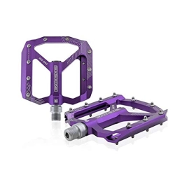 LIANYG Spares LIANYG Bicycle Pedals Utral Sealed Bike Pedals Aluminum Body For MTB Road Bicycle 3 Bearing Bicycle Pedal 155 (Color : Purple)
