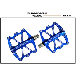 LiChaoWen Spares LiChaoWen Bicycle Pedal Aluminum Riding A Mountain Bike Pedal 1 And Durable Anti-skid Surface When It Rains Or A Road Color Climbing 6 Non-slip Bicycle Pedal (Color : Blue)