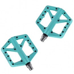 LiChaoWen Mountain Bike Pedal LiChaoWen Bicycle Platform Pedals Bike Nylon Cycling Bike Bicycle Pedals Pedals Durable Widen Area Bike MTB Bicycle Part (Color : Green, Size : 24x15x3cm)