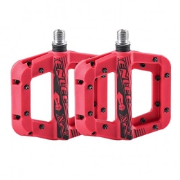 likeitwell Spares likeitwell Mountain Bike Pedals, Ultra Strong Aluminum Alloy Flat Pedals Machined 9 / 16" Cycling Sealed Bearings Light Weight And Large Platform Bicycle Pedals