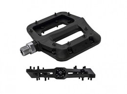 LINGNING Mountain Bike Pedal LINGNING MTB Bike Pedal Nylon 3 Bearing Composite 9 / 16 Mountain Bike Pedals High-Strength Non-Slip Bicycle Pedals Surface for Road BMX MT (Color : Black)