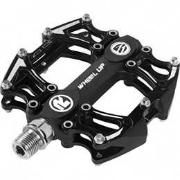 LITSPOT Spares LITSPOT Mountain Bike Pedals, MTB Pedals, Road Bike Pedals Aluminum Alloy Spindle 9 / 16 Inch with Sealed Bearing Anti-Skid and Stable Mountain Bike Flat Pedals for Mountain Bike BMX and Folding Bike