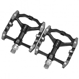 LLF Spares LLF Cycling Pedal Adapter, Wheelup Bicycle Pedals Carbon Fiber Aluminum Alloy Bearing Platform Anti‑Slip Mountain Bike Cycling