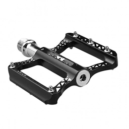 LLZH Mountain Bike Pedal LLZH Bike Pedals, Aluminum Alloy Pedals, Mountain Bike Bearing +du Structure Chrome Molybdenum Steel Bicycle Accessories Pedals With Cleats