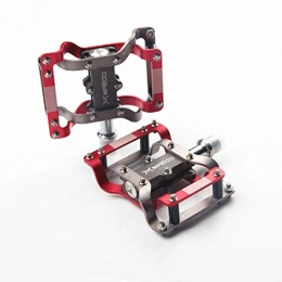 LLZYL Mountain Bike Pedal LLZYL City pedals - Mountain bike bearing pedals - Ultra-light titanium alloy anti-skid, shaft material chrome molybdenum steel Durable, colorful