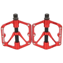 Longzhuo Spares Longzhuo Bike 3 Bearing Aluminum Alloy Pedal Durable Mountain Bicycle Bearing Pedal Accessory (红色)