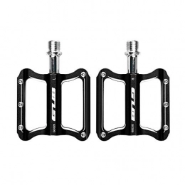 Lorenory Mountain Bike Pedal Lorenory Pedals bike Aluminum Alloy Mountain Bike MTB Pedals Road Cycling DU Sealed Bearing Bicycle Pedals UltraLight Bike Pedal Parts (Color : Black)