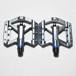 Lorenory Spares Lorenory Pedals bike Polishing DU / Bearings Bicycle Pedal Anti-slip Ultralight MTB Mountain Bike Pedal Sealed Bearing Pedals Bicycle Accessories (Color : Silver)