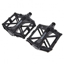 Lorenory Mountain Bike Pedal Lorenory Pedals bike Professional MTB Mountain Bike Pedals 9 / 16" Ultra-Light Alloy Cycling Treadle Bicycle Platform Universal Bicycle Accessories (Color : Black)