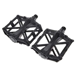 LOYAL TECHNOLOGY-PACKAGE Mountain Bike Pedal LOYAL TECHNOLOGY-PACKAGE Cycling Pedals Universal Bicycle Accessories Ultra-Light MTB Mountain Bike Pedals Aluminium Alloy Professional Cycling Treadle Bicycle Platform Bike Parts (Color : Black)