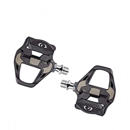 Lwieui Mountain Bike Pedal Lwieui Bike Pedals Carbon Road Bicycle Bike Pedals Clipless Pedals with Cleats Cycling Pedal Pedals (Color : Black, Size : One size)