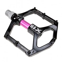 LWLEI Spares Lwlei 9 / 16 Inch Lightweight Bike Pedals, Magnesium Alloy Pedals, Bearing Bicycles Pedals For Mountain Bike, Road Bike (Color : Pink)
